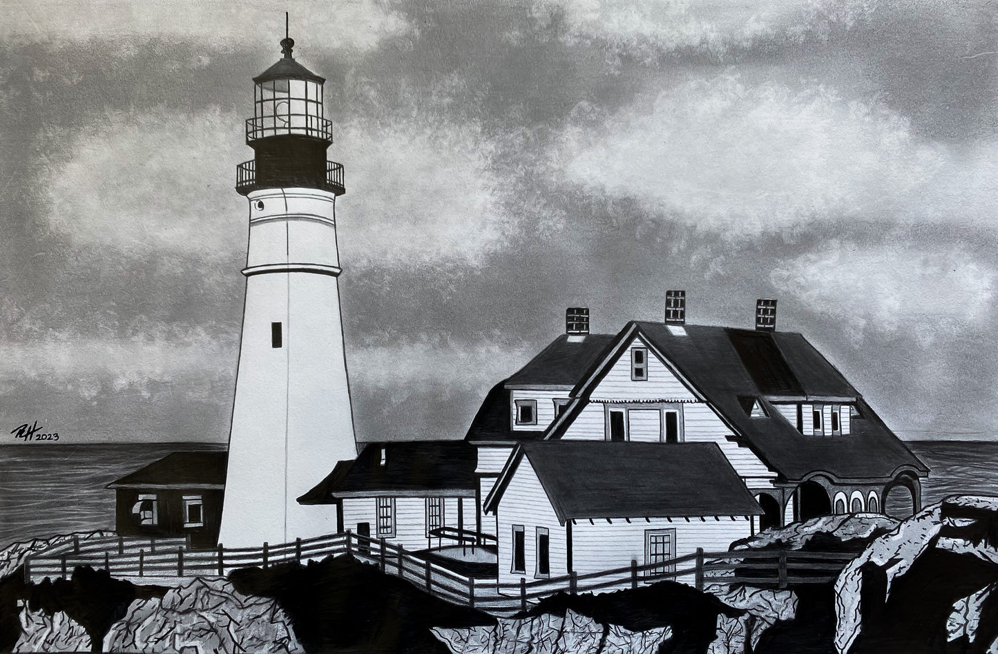 Portland Head Light, Cape Elizabeth Maine Art Print